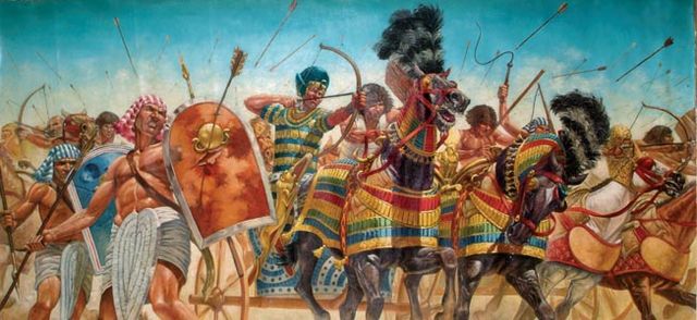 Bitva u Kadeše neskončila pro Egypťany přiliš slavně. Obě bojující strany měly velké ztráty, Egypťané se však museli stáhnout zpět.