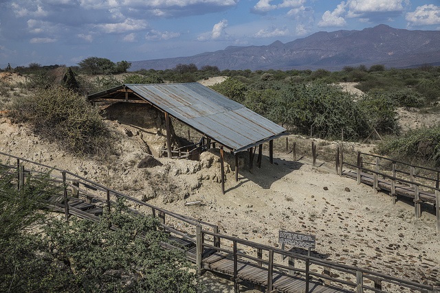 Archeologické naleziště v Olorgesaille v jihozápadní Keni.