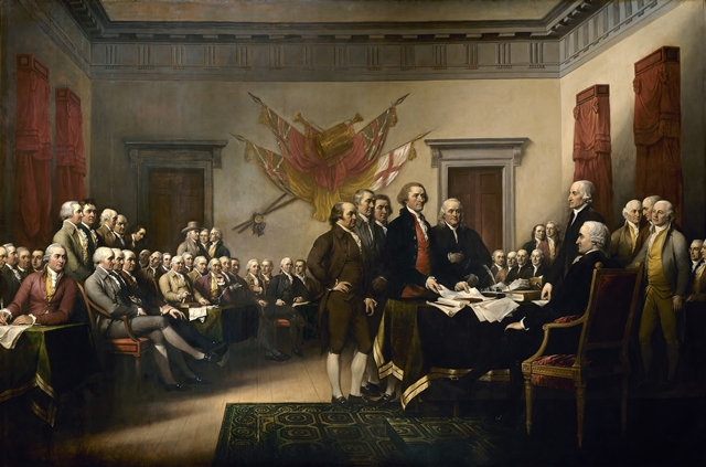 Pomocí Deklarace nezávislosti byla listina zakódována.