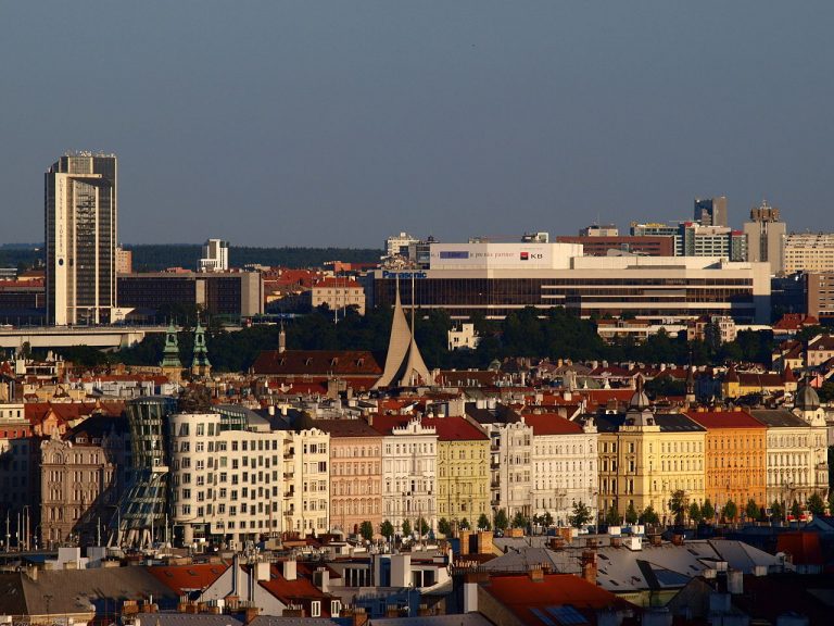 Panorama Prahy z Petřína.