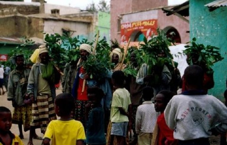 Své rituály na přivolání deště si vyvinuli lidé po celém světě. Zde například obřad v Etiopii.