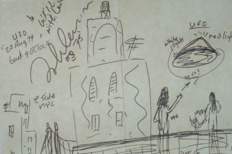Tento obrázek měl John Lennon údajně nakreslit. Opravdu se setkal s UFO?