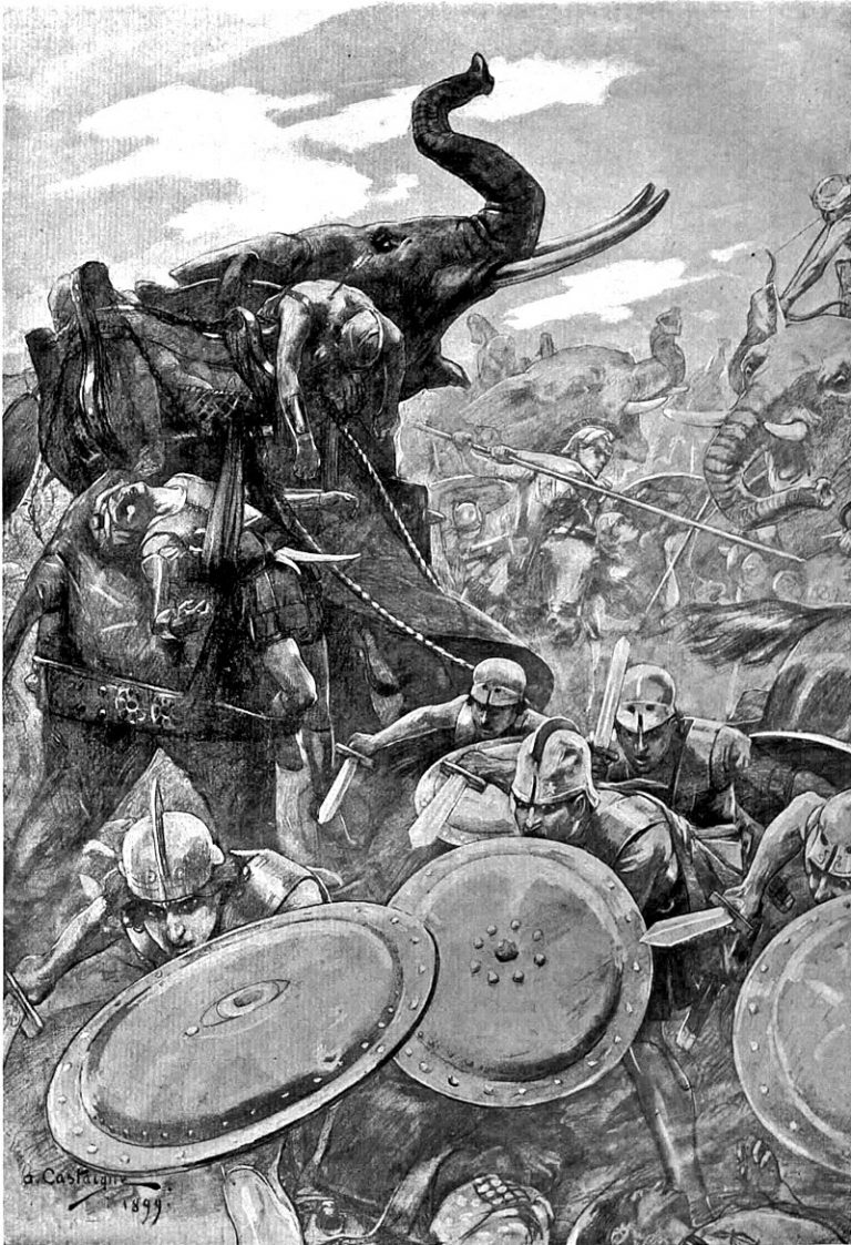 Bitvou u Hydaspés vrcholí Alexandrovo tažení do Indie.