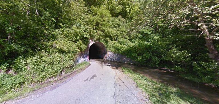 Tunel leží na opuštěném místě, na první pohled jde o ideální místo pro brutální vraždu.