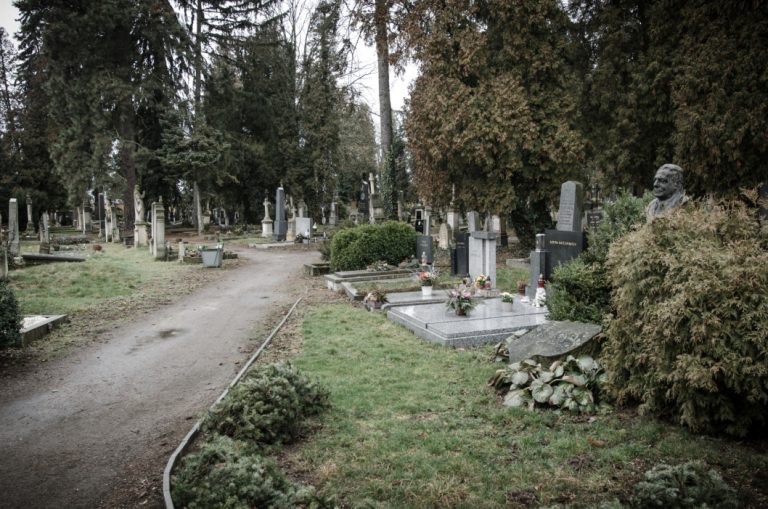 Vojenský hřbitov u Josefova má skutečně silnou atmosféru.