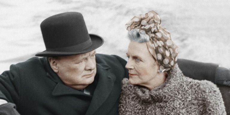 Churchill s manželkou Clementine