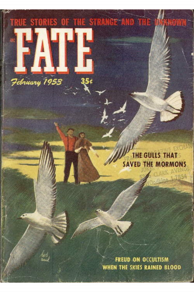 Titulní stránka výtisku magazínu Fate, kde příběh vyšel.