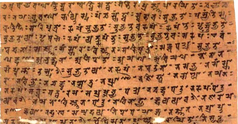 Sanskrt je jazyk starý přes 5000 let.