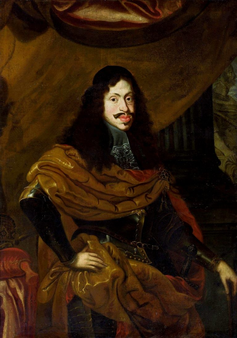 Leopold I. si Vratislavových diplomatických schopností velmi cenil. Na portrétu je vidět typicky odulý dolní ret, rodový znak Habsburků.