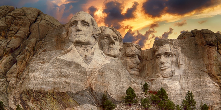 Mount Rushmore, jeden ze symbolů USA.