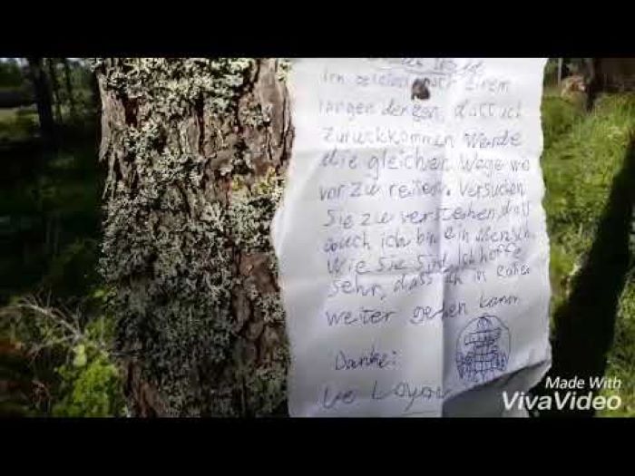 Jeden z obyvatel prý v lese objevil dopis na rozloučenou, kde Le Loyon říká, že kvůli pronásledování chce spáchat sebevraždu.