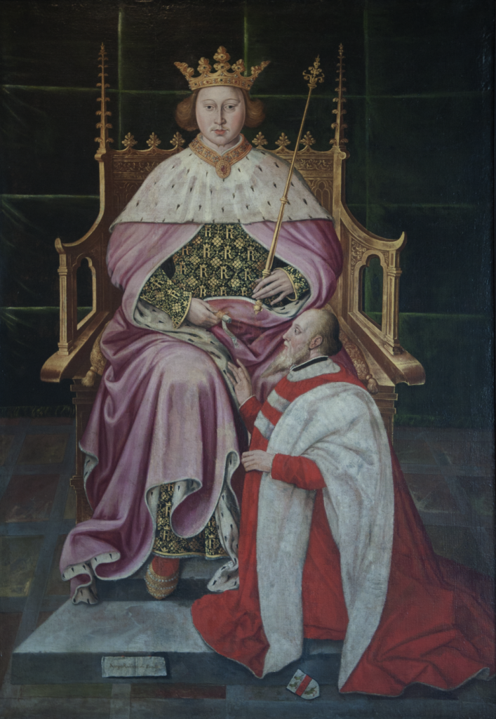 Ralph Lumley u anglického krále. Foto: Wikimedia Commons