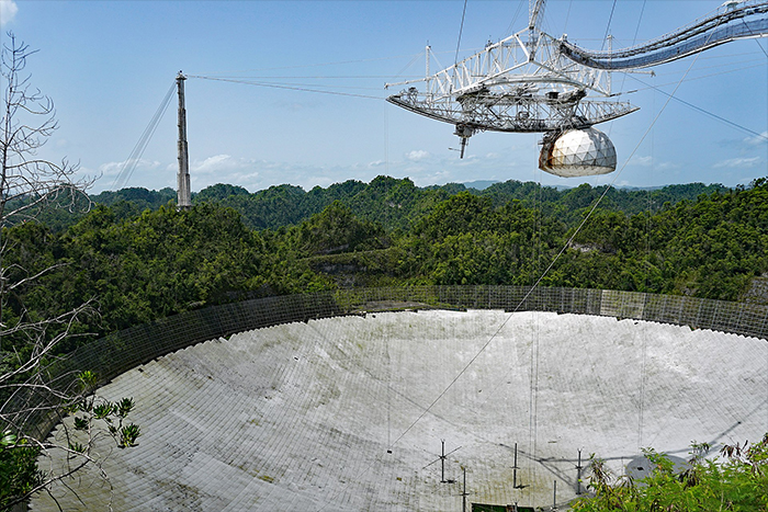 Radioteleskop Arecibo, Foto: Wikimedia Commons