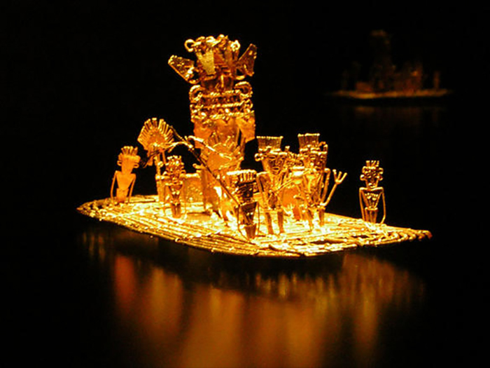 Zlatý vor indiánského panovníka. Foto: Wikimedia Commons