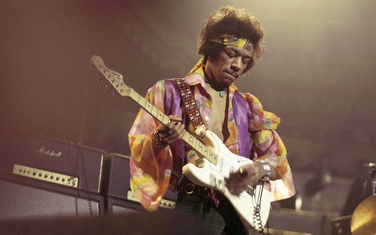 Hendrix byl uznávaný kytarový mág.