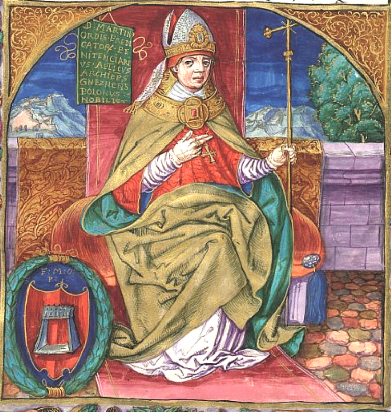 Detaily legendy známe z kroniky, kterou ve 13. století napsal Martin z Opavy. Foto: wikipedia commons