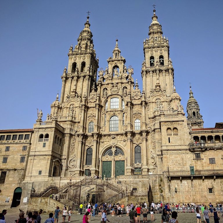 Katedrála v Santiago de Compostela, foto Wikimedia Commons