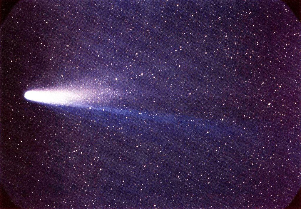 Halleyova kometa. Foto: Wikimedia Commons