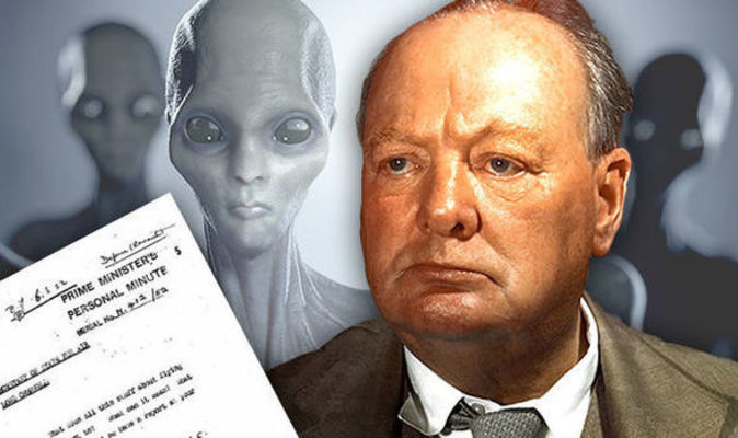 Věděl Winston Churchill o mimozemšťanech? Foto: express.co.uk