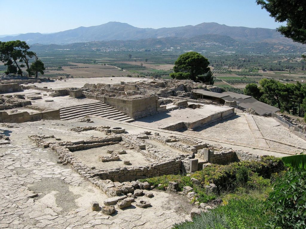 Palácový komplex Faistos, foto Wikimedia Commons