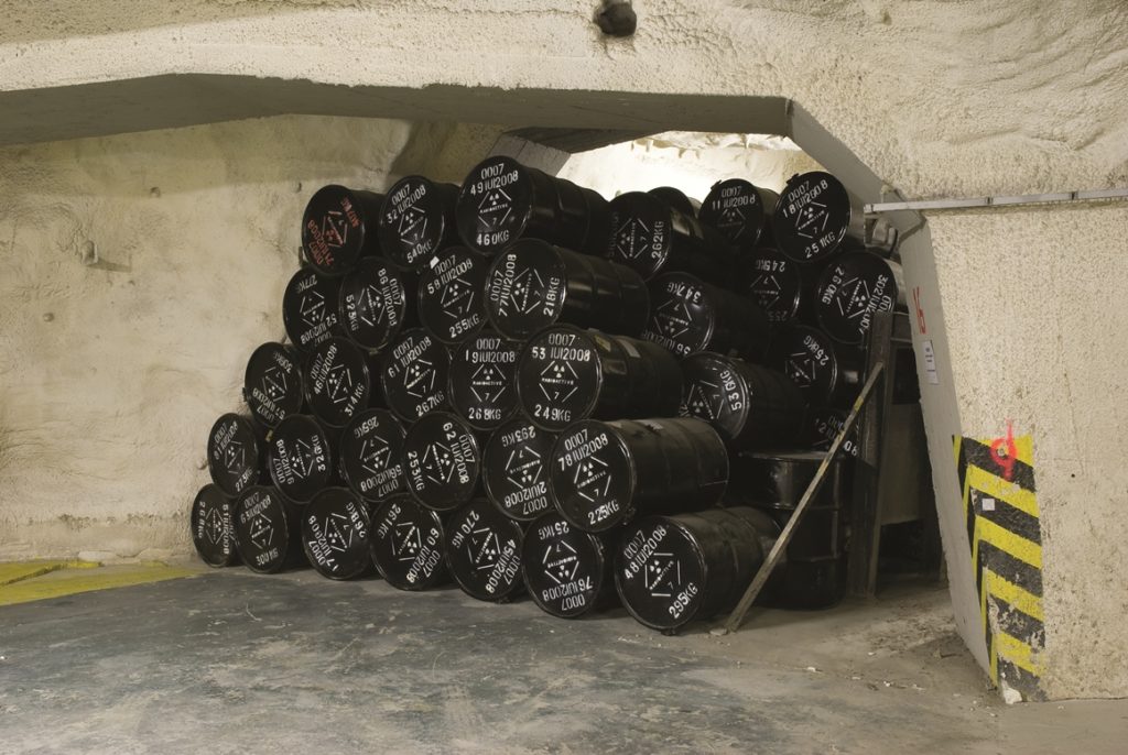 V podzemních prostorách továrny Richard II. se dnes skladuje jaderný odpad, foto Wikimedia Commons