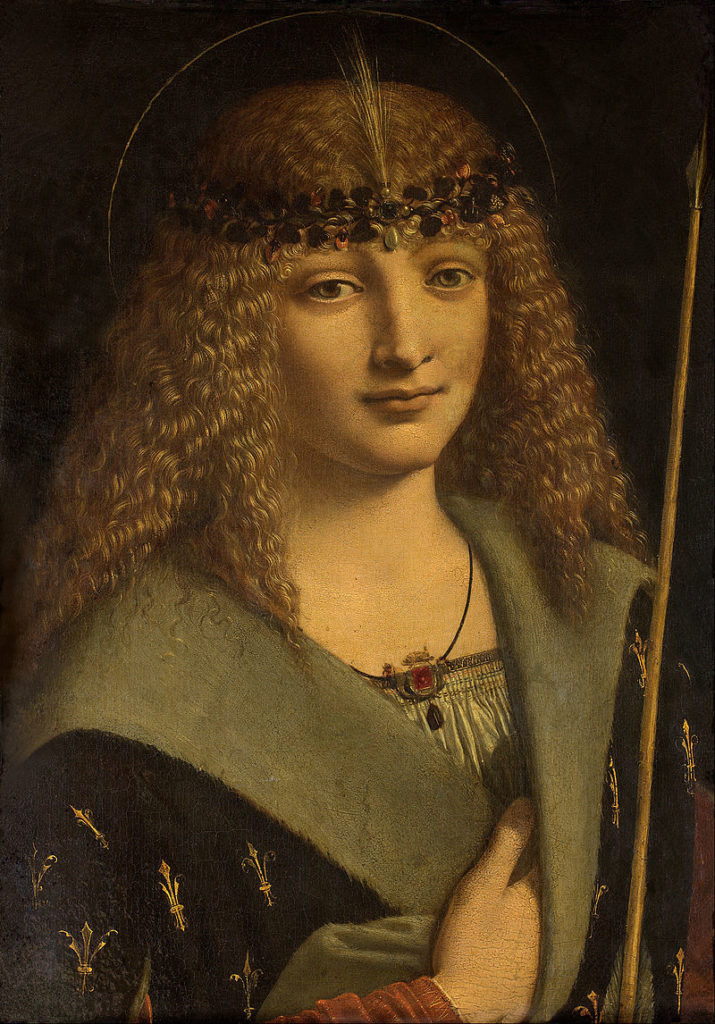 Dílo da Vinciho žáka Giovanniho Antonia Boltraffia, foto Wikimedia Commons