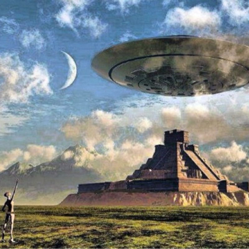 Některé teorie tvrdí, že věže chullpa sloužily podobně jako pyramidy za odpalovací rampy pro ufo. Foto: deviantart.com