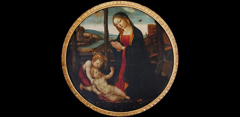 Záhadný obraz nazvaný Madonna a svatý Giovannino. Foto: walksinsideflorence.it