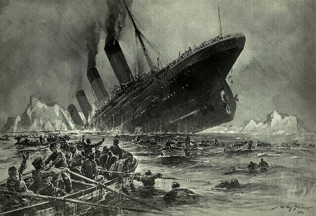 Kniha Marnost předpověděla havárii Titaniku se zarážející přesností. Foto: Wikimedia Commons