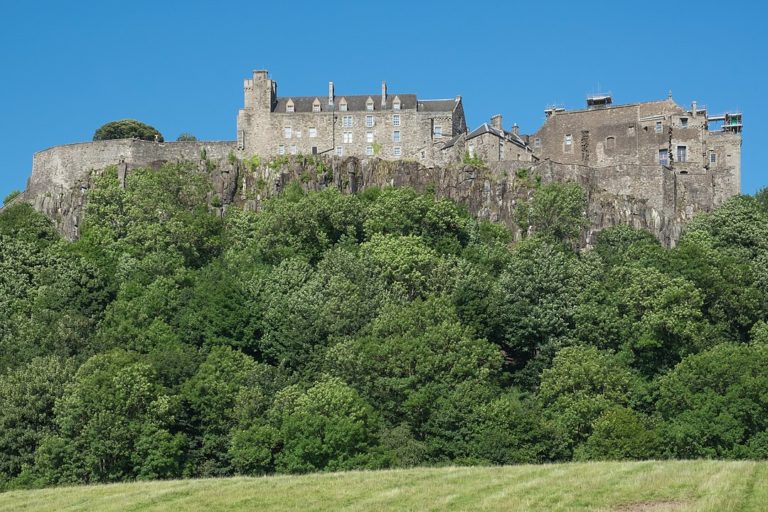 Zahrady hradu Stirling. Foto: Wikimedia Commons