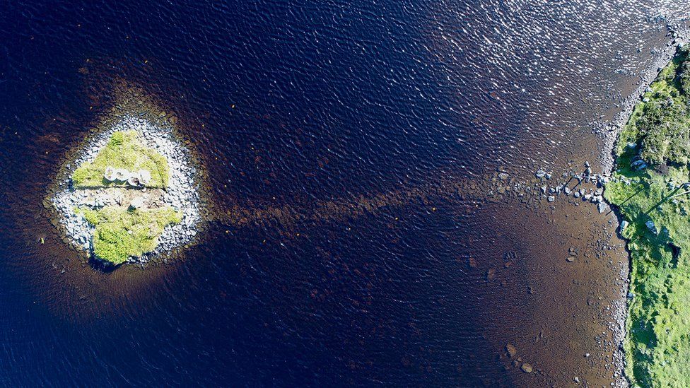 Uměle vytvořený ostrov FOTO: bbc.com