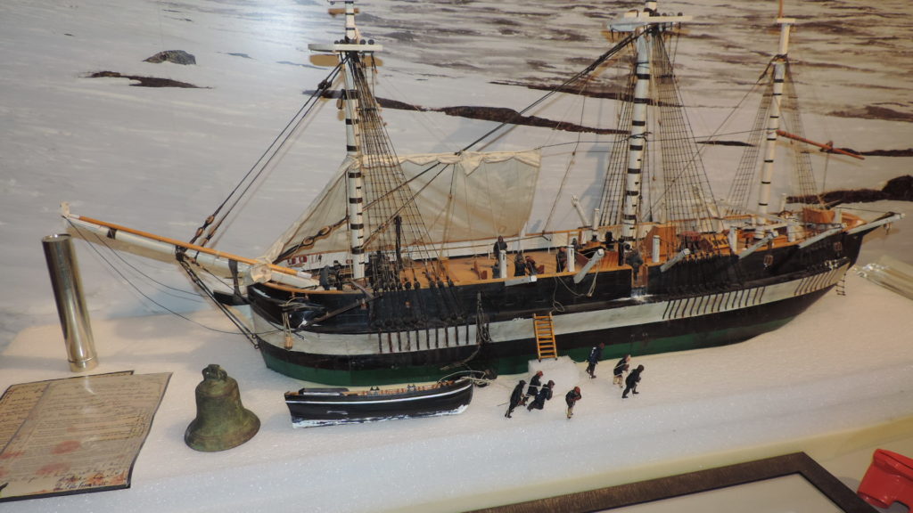 Model lodi Erebus, foto Wikimedia Commons 