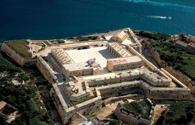 Pevnost na maltském ostrově Manoel. Foto www.maltatoday.com.mt