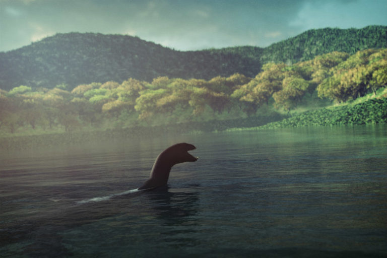 Monstrum podobné Nessie z jezera Loch Ness prý žije také v Indianě. ZDROJ: mysteriousuniverse.com