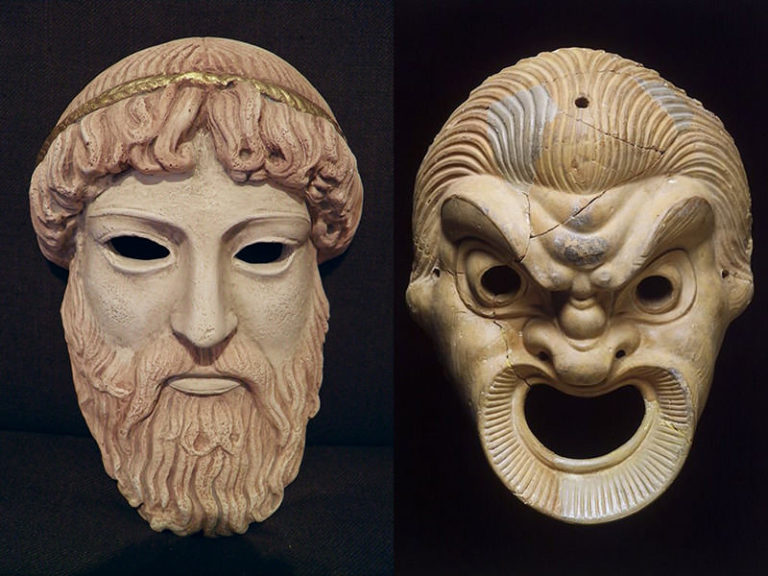 Masky podobné těm, které archeologové v Turecku odkryli. ZDROJ: mysteriousuniverse.com
