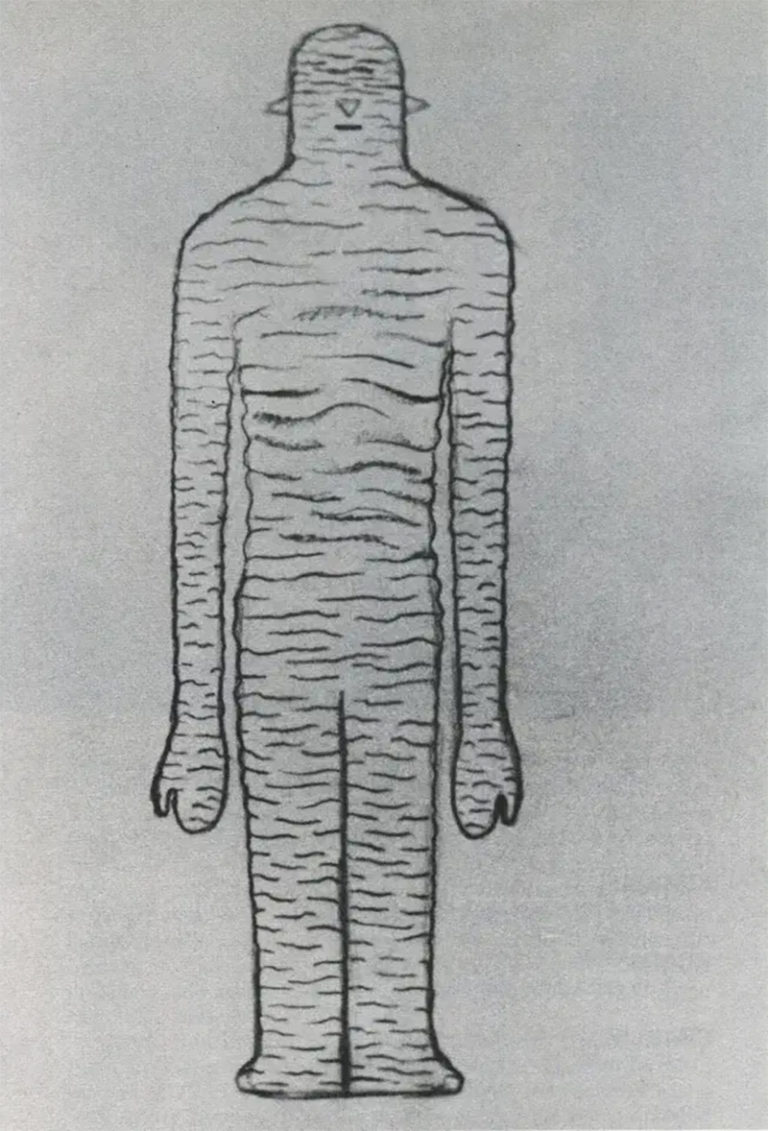 Náčrt jednoho u únosců, foto Philip Mantle