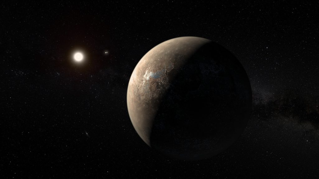 Umělecké vyobrazení Proximy Centauri, foto ESO/M. Kornmesser / Creative Commons / CC BY 4.0 
