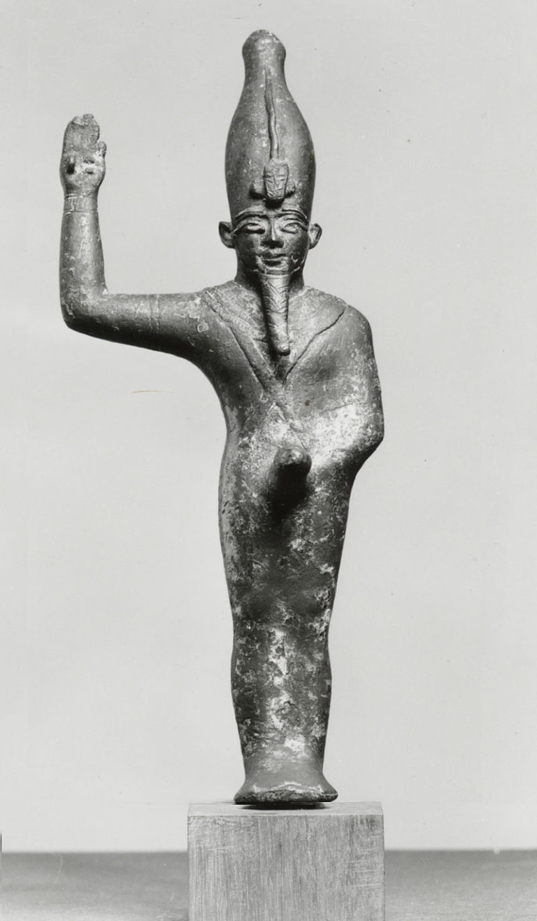 Soška Amona. FOTO: Creative Commons / public Domain / Egypt - Walters Art Museum Home page Info about artwork