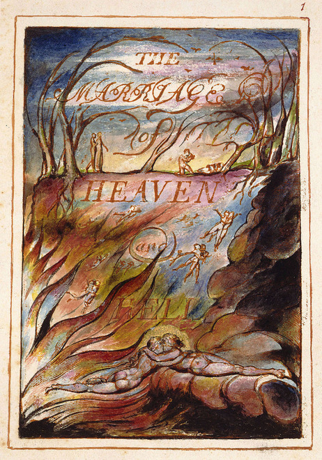 Slavná kniha Snoubení nebe a pekla. FOTO: Creative Commons / Public domain