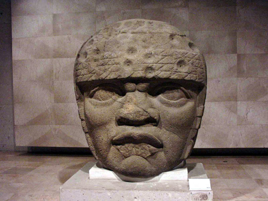 Kamenná hlava Olméků. Foto: Maribel Ponce/Creative Commons/CC BY 2.0