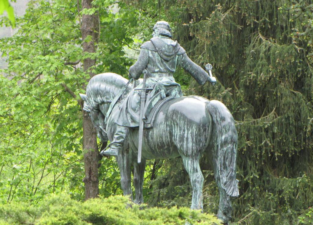 Jan Žižka – jezdecká socha. 