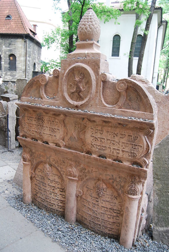 Nejslavnější pražský rabín spočinul na Starém židovském hřbitově.  Foto: MKPiekarska / Creative Commons - CC BY-SA 4.0