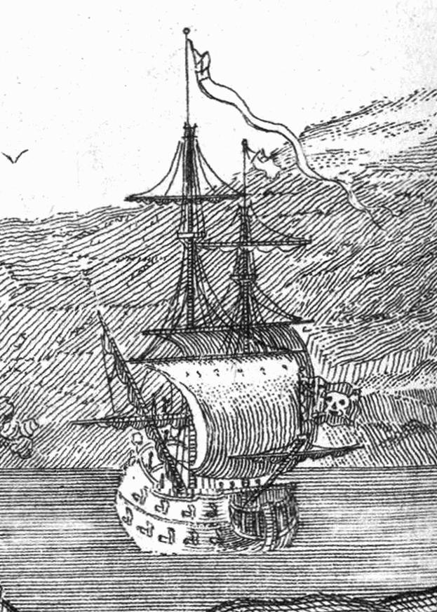 Černovousova loď Queen Anne’s Revenge, foto Joseph Nicholls / Creative Commons / volné dílo