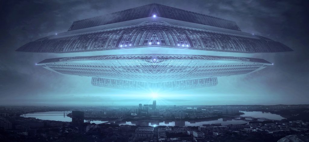Nad Prahou přeletěla dvě UFO ve tvaru trojúhelníku, foto Pixabay