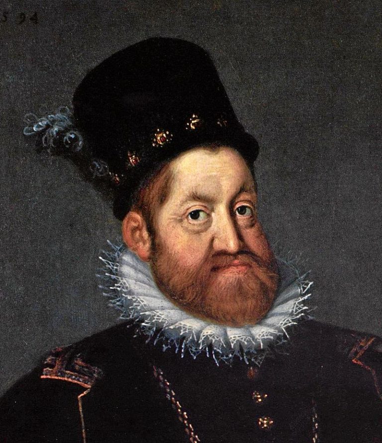 Císař Rudolf II. se s přibývajícími lety raději věnuje koníčkům, než vládě. Jeho zástupci zatím plundrují pokladnici... Foto: Wikimedia Commons - volné dílo