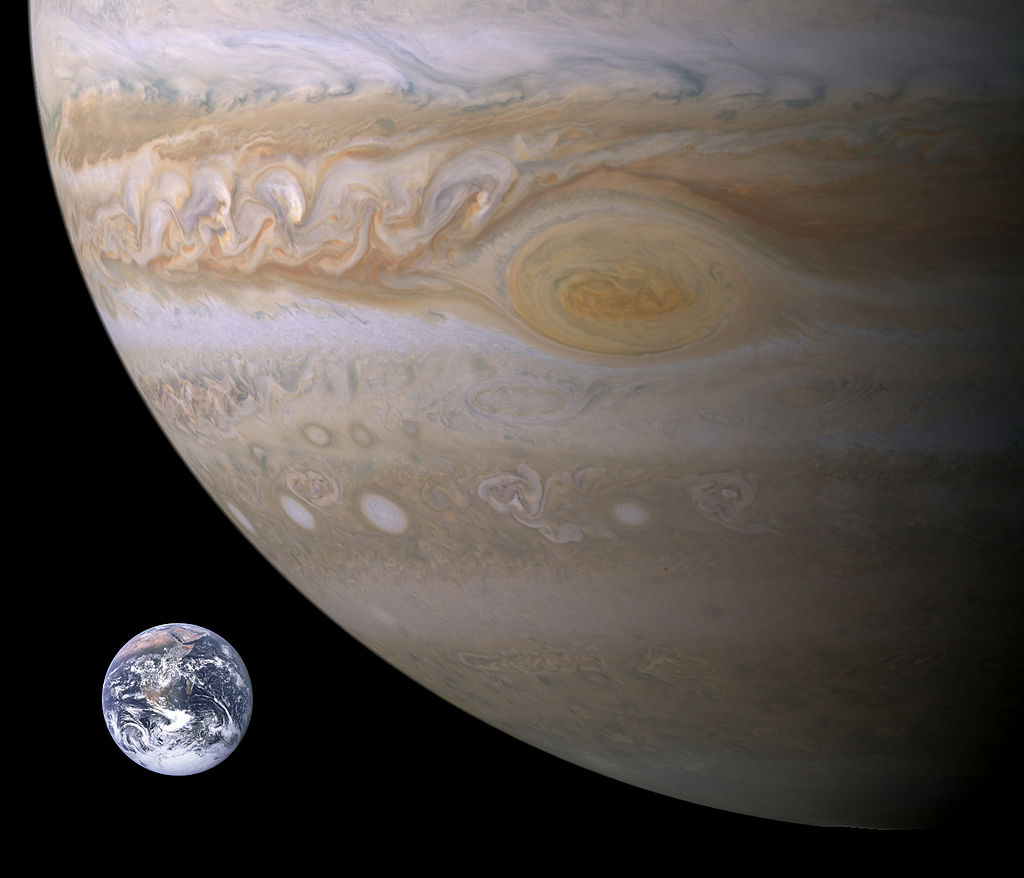 Většina částic k Zemi dorazila od Jupitera, foto NASA / Creative Commons / Volné dílo
