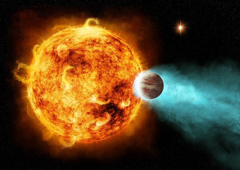 Důvodem smršťování může být, že planety obíhají příliš blízko hvězdy a tím dojde k odpaření atmosféry. Foto: NASA CXC M. Weiss / Creative Commons / volné dílo