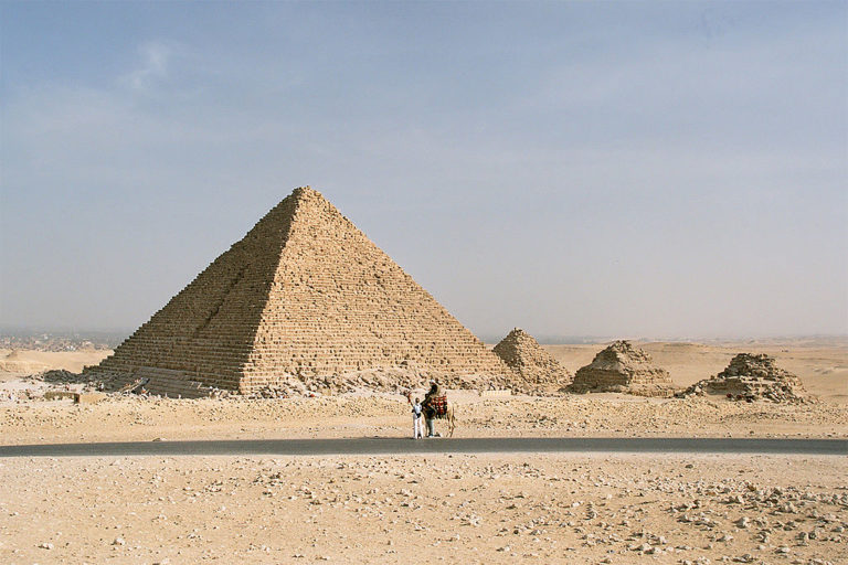 Menkaureova pyramida, foto kallerna / Creative Commons / CC BY-SA 3.0