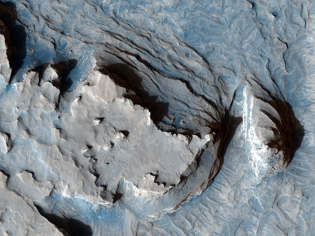 Oblast Terra Meridiani, foto NASA/JPL/University of Arizona / Creative Commons / Volné dílo 