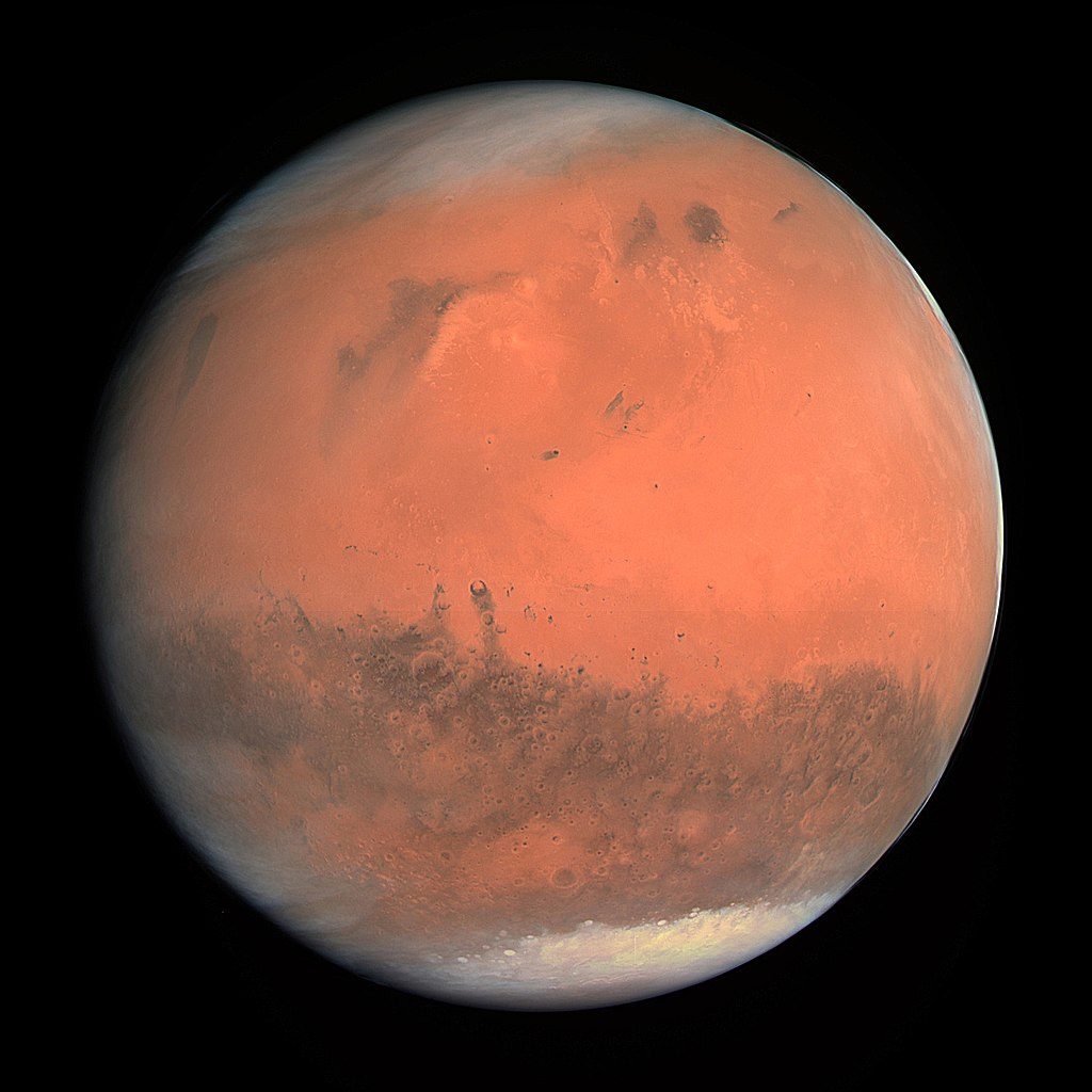 Mars vyfocený sondou Osiris. Foto: ESA/Creative Commons/CC BY-SA 3.0